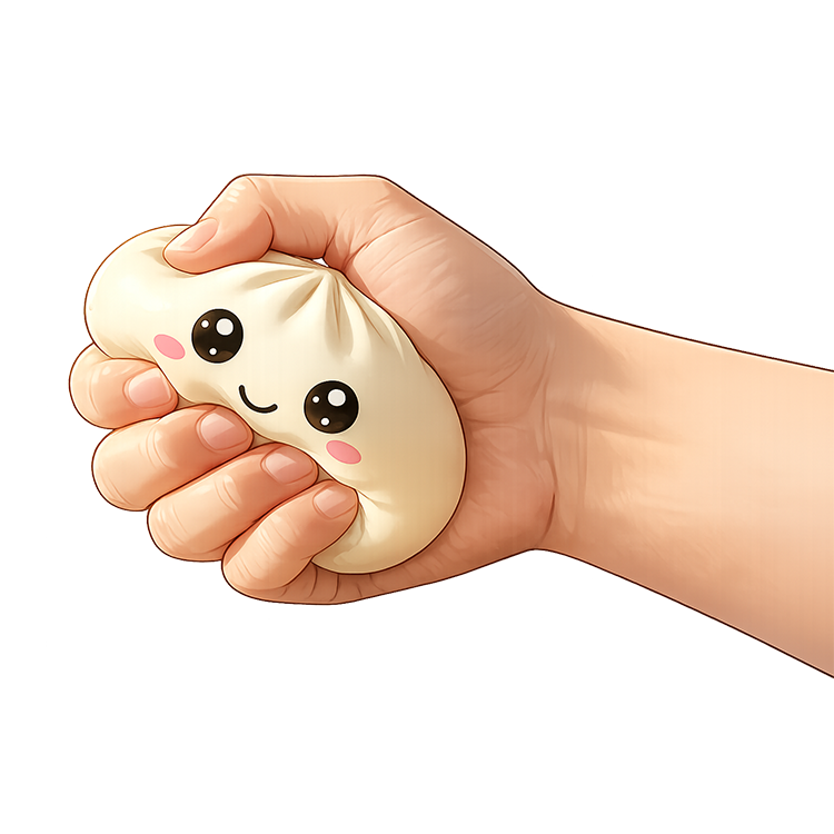 Fun Doh Mystery Slow-Rise Dumpling Squishy Toy -12/Display