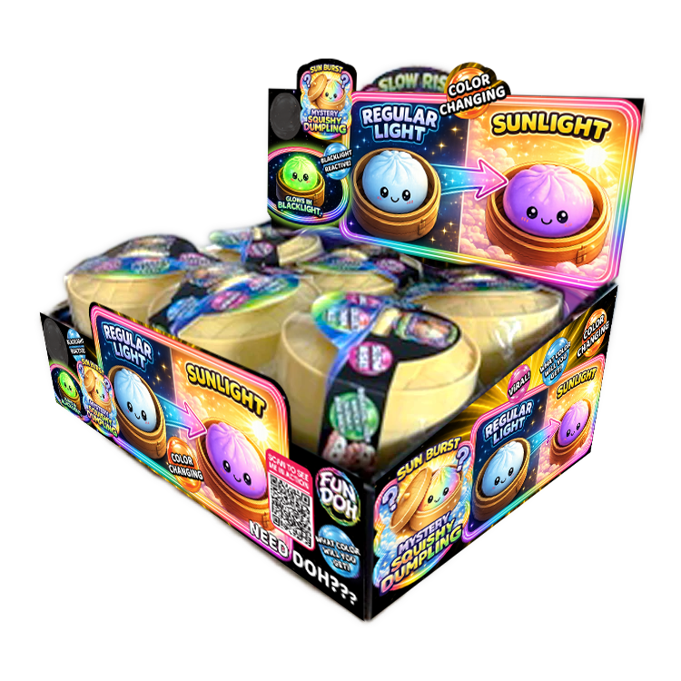 Fun Doh Color-Changing Dumpling Squishy Toy - 12/Display