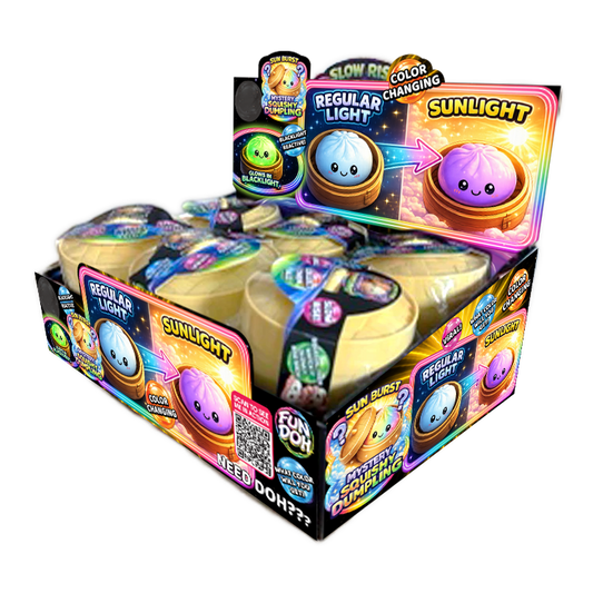 Fun Doh Color-Changing Dumpling Squishy Toy - 12/Display
