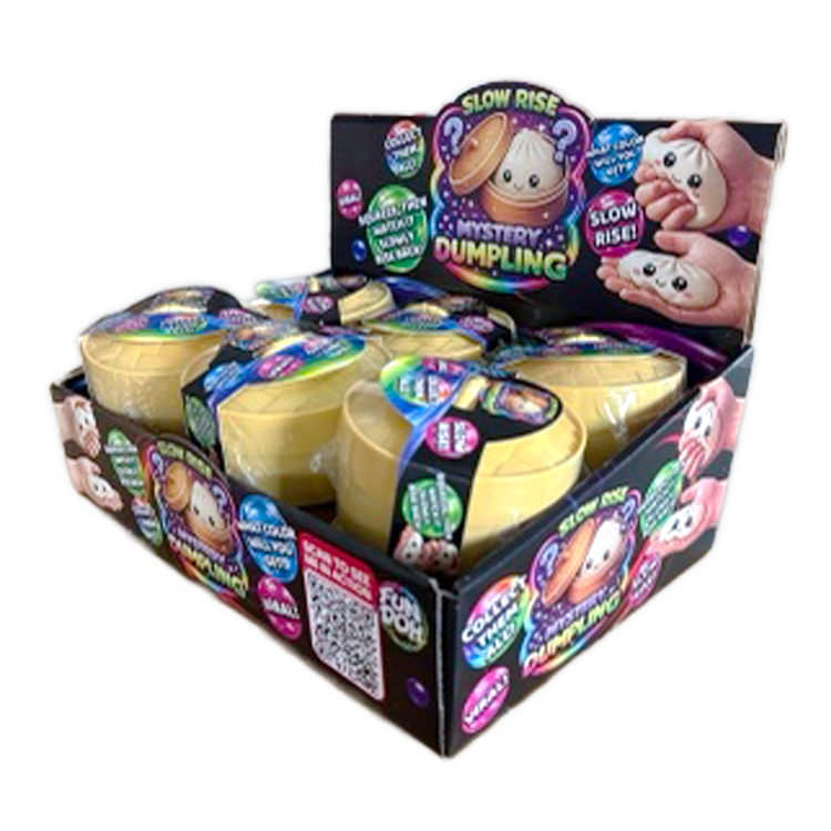 Fun Doh Mystery Slow-Rise Dumpling Squishy Toy -12/Display