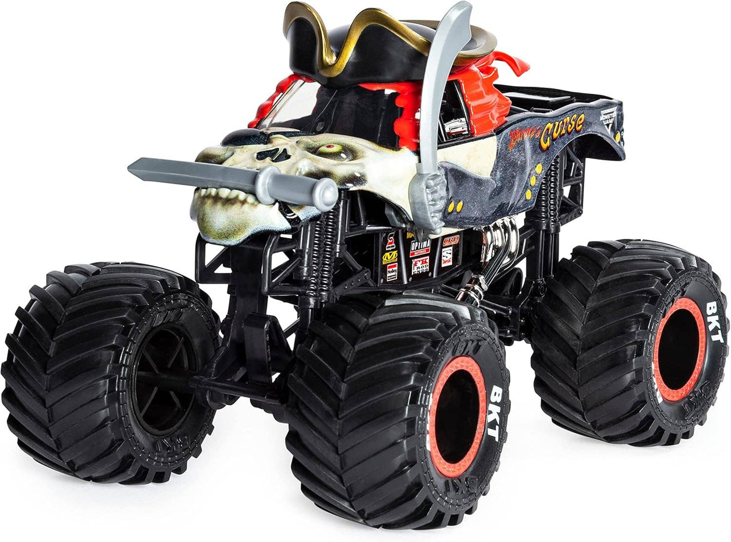 Monster Jam, Pirate's Curse Die-Cast Vehicle, 1:24 Scale