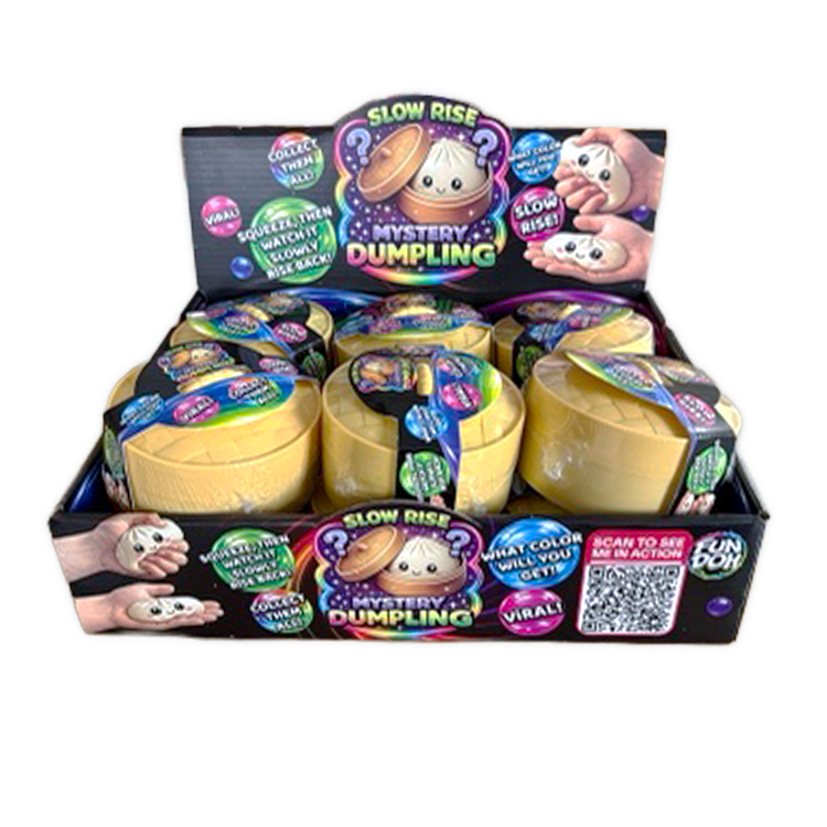 Fun Doh Mystery Slow-Rise Dumpling Squishy Toy -12/Display