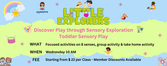 Little Explorers-Toddler Sensory Play | 2-5 Years | Wednesday | 10:00AM