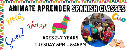 Spanish Class | 2-7 years | Tuesday | 5:00PM