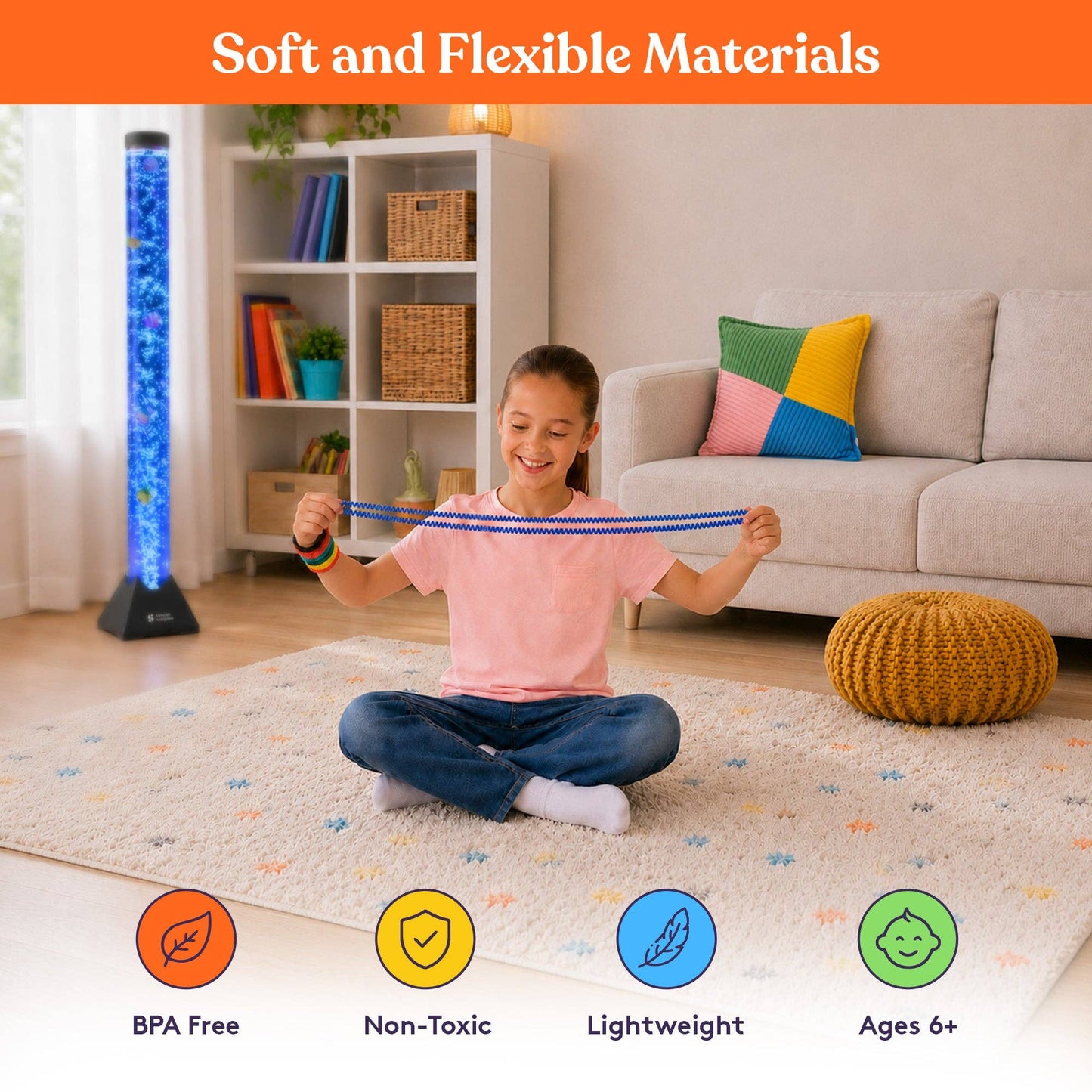 Special Supplies Chewy Jewelry Sensory Necklaces and Bracelets, 16 Pack, Soft and Flexible Silicone, Interactive Stress and Anxiety Relief for Kids, Supports ADD, ADHD, Autism