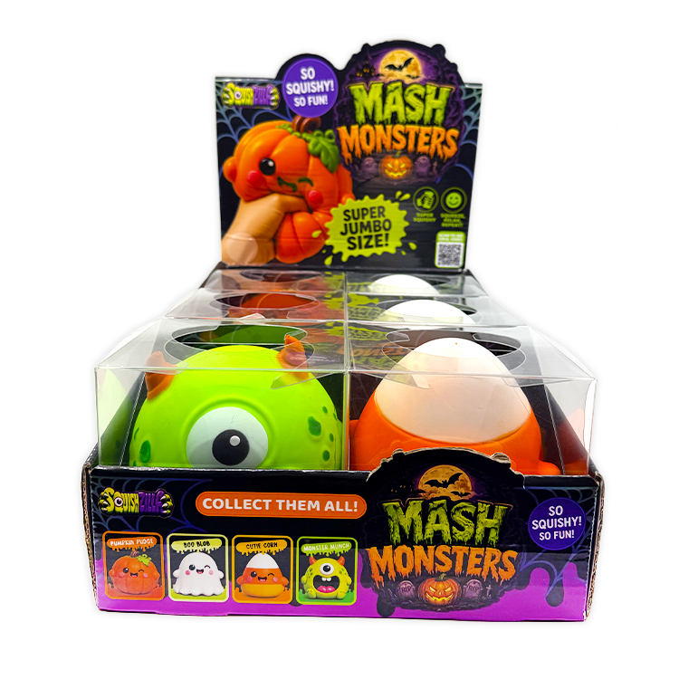 Fun Doh JUMBO Halloween Monsters Squishy Toy - 6/Display