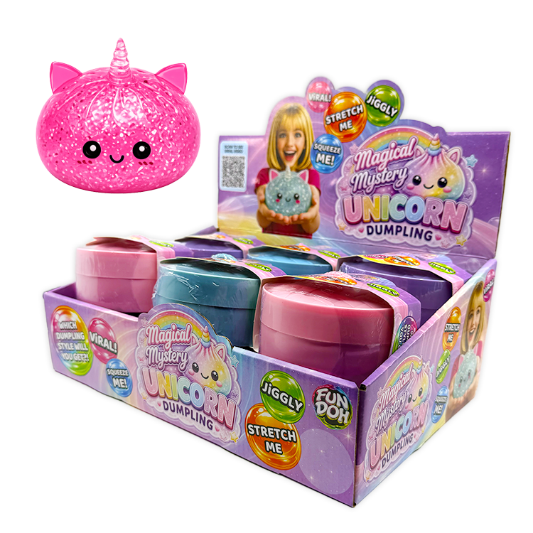 Fun Doh Unicorn Mystery Dumpling Squishy Toy - 12/Display