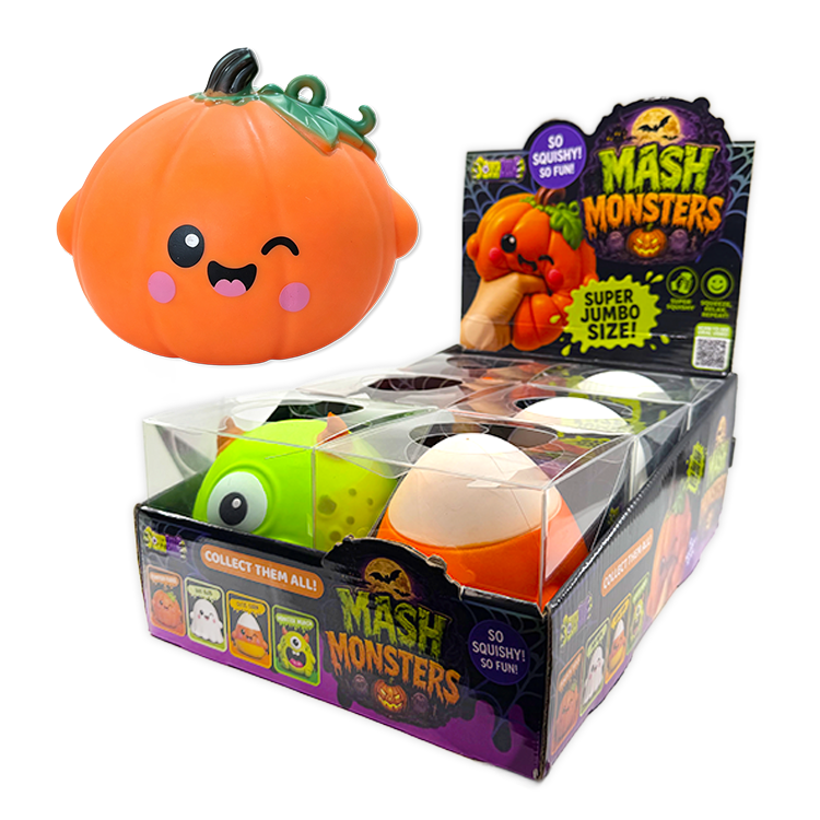 Fun Doh JUMBO Halloween Monsters Squishy Toy - 6/Display