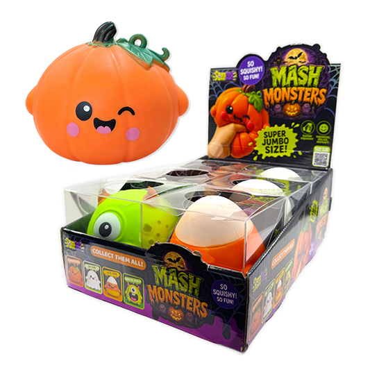 Fun Doh JUMBO Halloween Monsters Squishy Toy - 6/Display