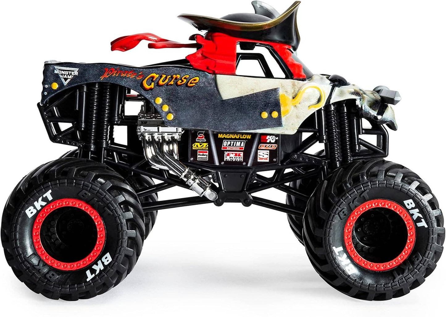 Monster Jam, Pirate's Curse Die-Cast Vehicle, 1:24 Scale