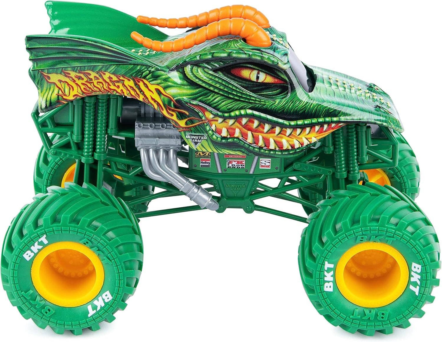 Monster Jam Dragon Monster Truck Die-Cast Vehicle, 1:24 Scale