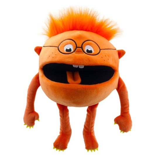 Baby Monster Hand Puppet - Orange