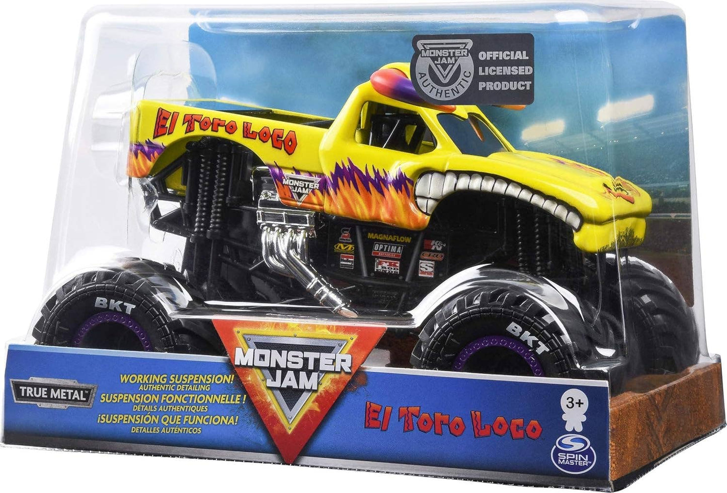 Monster Jam El Toro Loco Die-Cast Vehicle, 1:24 Scale