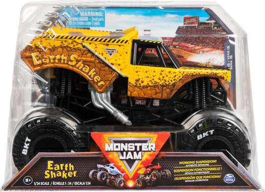 Monster Jam Earth Shaker Die-Cast Vehicle, 1:24 Scale